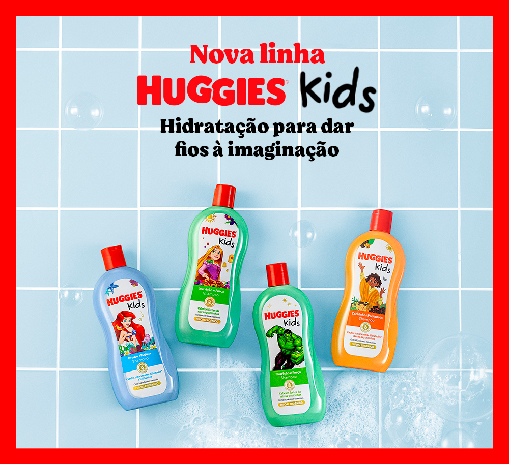 Nova linha HUGGIES Kids