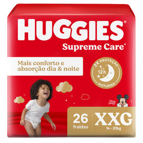 Fralda Huggies Supreme Care XXG - 26 fraldas